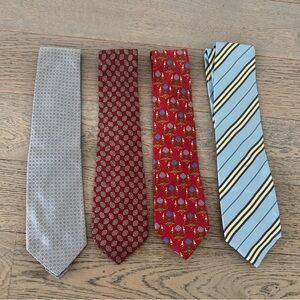 Bundle Gucci, Fendi, Burberry, salvatore feragamo Ties